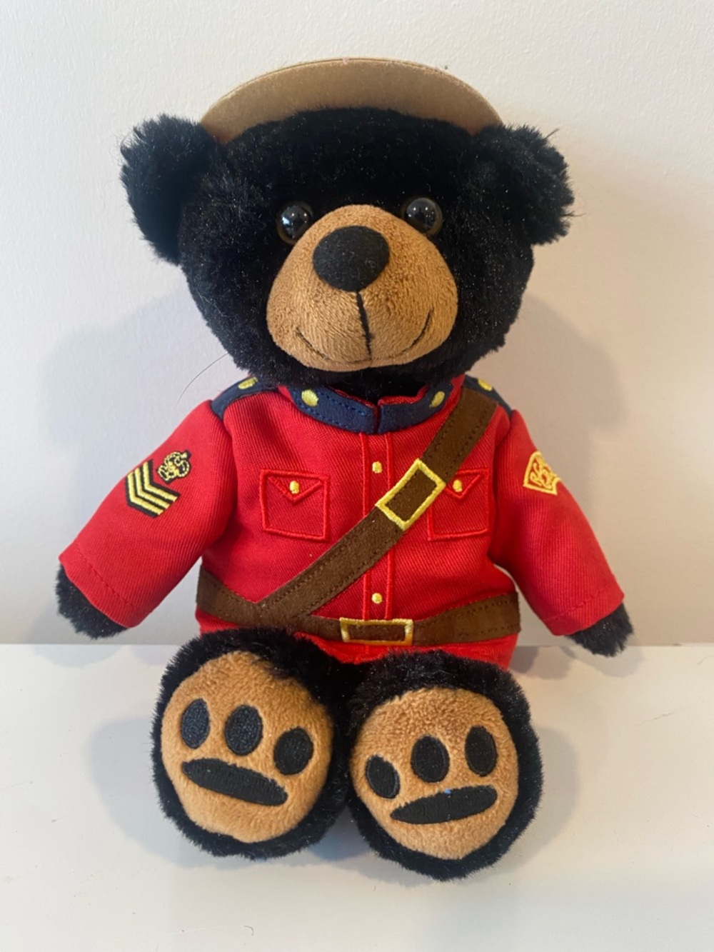 RCMP Royal Canadian Mounted Police Sergeant Black Bear Official Plush Toy Doll